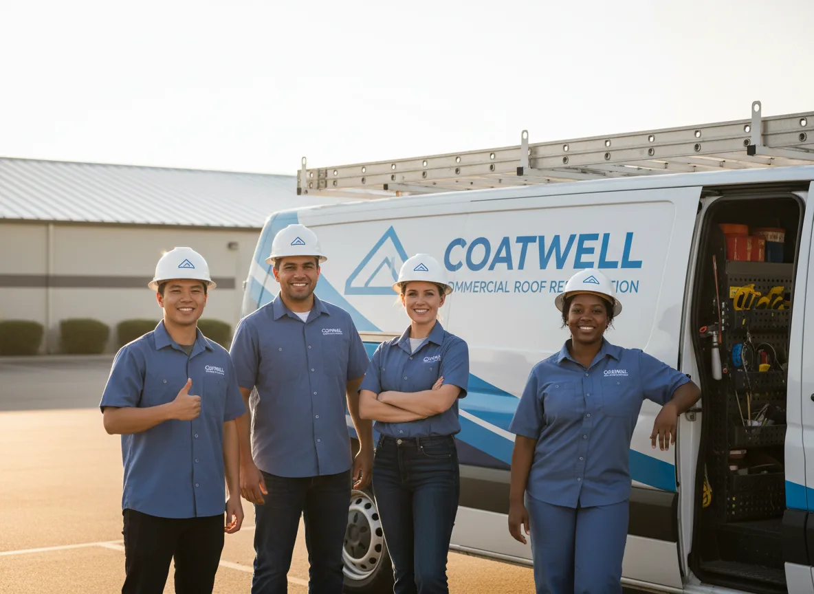 Commercial roof coating company in Rogers, TX